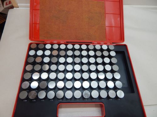 M7 Pin Gage Set  84pc 0.917-1.000 Plus 616-81706 Broken Hinge on case