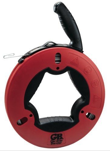 Gb gardner bender fts-125r fish tape, plated carbon steel, upperhand w rubber for sale