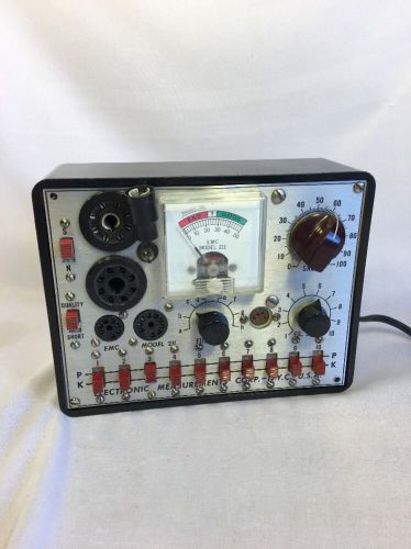 Vtg EMC Model 211 Vacuum Tube Tester - Untested