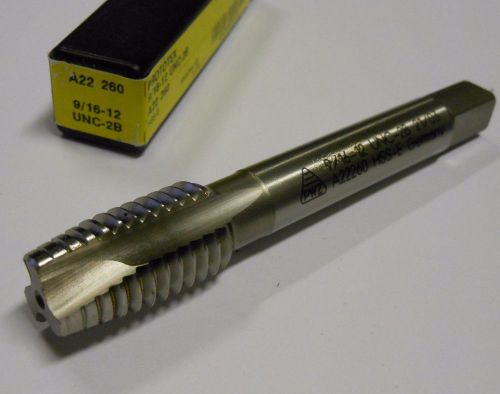 PROTOTYP PROTOTEX Spiral Point Tap 9/16-12 UNC 2B 3FL HSS-E A22260 [380]