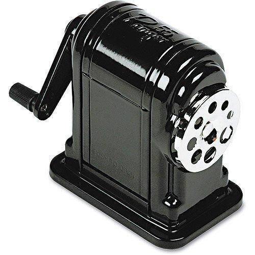 X-Acto Ranger 55 Table or Wall Mount Heavy-Duty Pencil Sharpener, Black