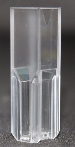 Cuvette disposable 1cm semi-micro plastic for spectrophotometer Lot 500