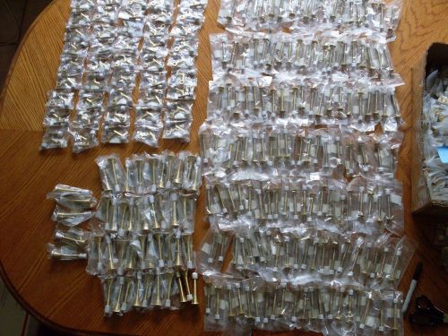 234 Door Stops NEW Hinge, Spring, Flex, 3 types Gold Tone Bulk Lot Construction