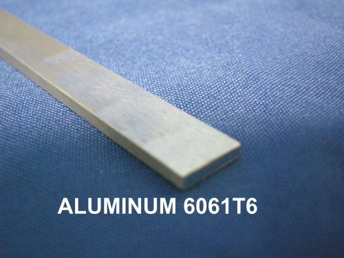 Aluminum 6061 1/8 x 3/4 x 12&#034; flat bar / plate for cnc mill milling machine shop for sale