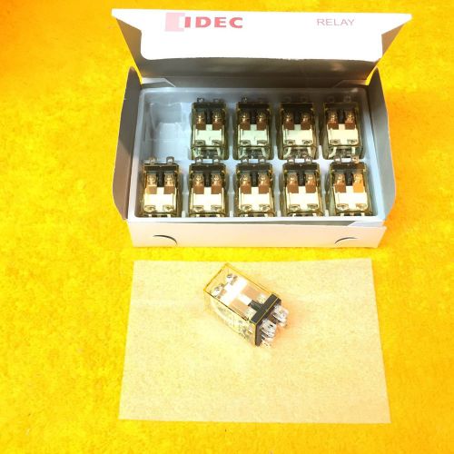 ***NEW*** BOX OF (10) IDEC RH2B-UL  AC24V RELAYS 65Y20