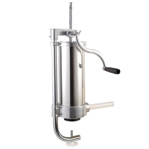 3L Meat Maker Filler Commercial Vertical Sausage Stuffer Stainless Steel NEW