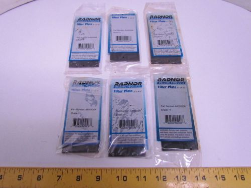 Radnor Welding 64005008 Shade 11 Hardened Glass Filter Plate Lens 2x4-1/4&#034; Lot/6