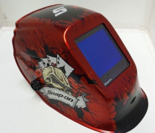 Snap-on Auto-Darkening Welding Helmet w/ Grind Feature and Wide View Lens YA4606