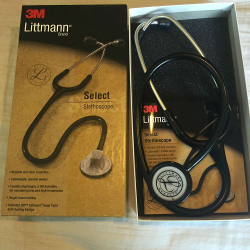 3M Littmann Select Stethoscope, Black Tube, 28 inch, 2290