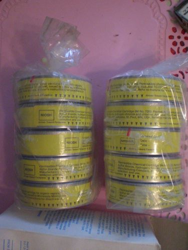 10 Respirator cartridges. Easi-Air 3M 7253