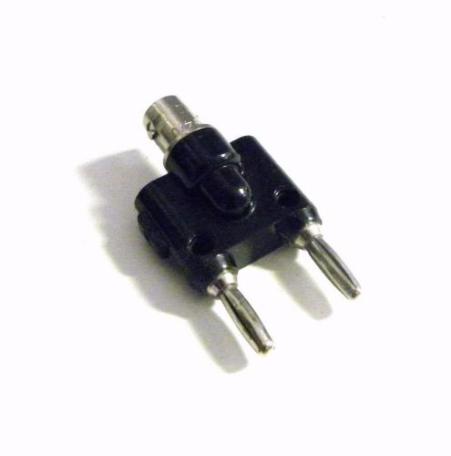 POMONA 1269 BNC FEMALE TO DOUBLE STACKING BANANA PLUG ADAPTER