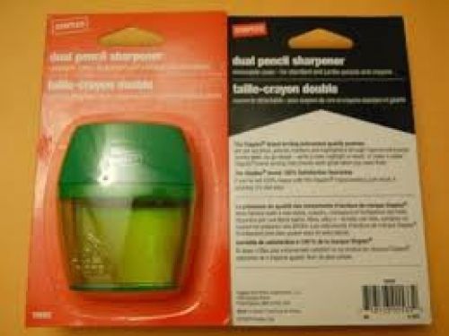 Staples Dual Dome Pencil Sharpener, Each