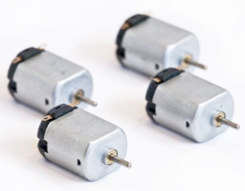 Science Wiz - DC Motors - Working Voltage Range .5 to 3.0V  (Pack of 4)