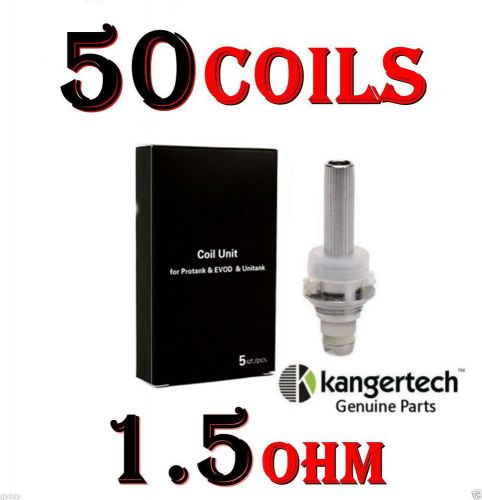 50 Genuine 1.5 ohm Kangertech Coils for Mini Protank 2 Unitank Kanger