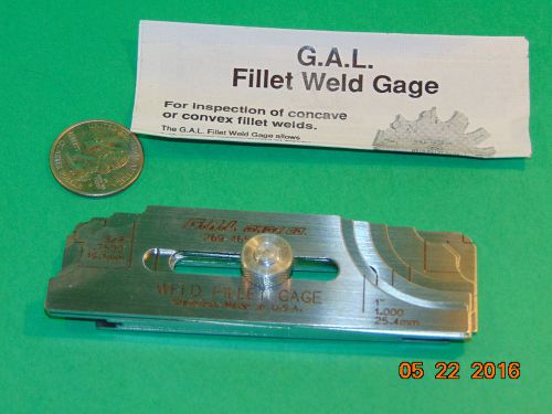 G.A.L fillet guage