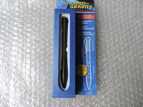 Black Anti-Gravity Ballpoint Ball Point Pen Space Astronaut Write Upside Down