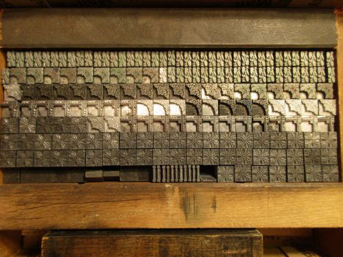 Letterpress Lead Type 24 Pt. Decorative Border Pieces   H51