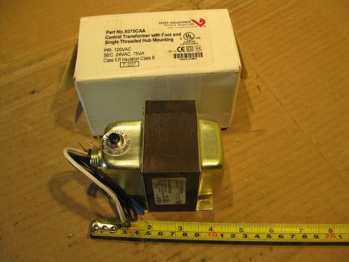 Veris X075CAA 120VAC Pri. 24VAC Sec. 75VA Control Transformer