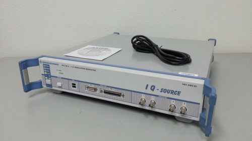 Rohde &amp; Schwarz AFQ100A I/Q Modulation Generator w/ Options B10 &amp; B18