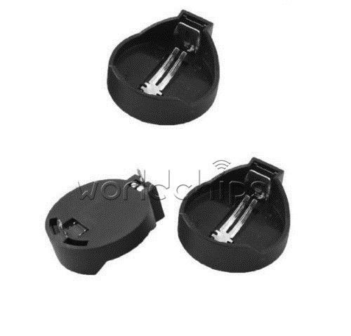 10PCS CR2032 3V CR2025 Button Coin Cell Battery Holder Socket Box Case ROHS