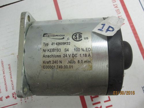 KENDRION 24VDC 1.18A SOLENOID ACTUATOR, 41-42609K02