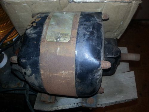 Vintage GE General Electric AC Motor 1/4 hp Frame 147 Model 26136 pat 1566939