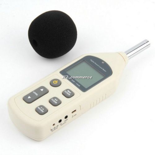 New GM1356 LCD Digital Sound Level Meter 30dB-130dB USB Noise Measurement K2