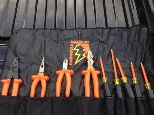 Salisbury Pro Tools 9 Pc. 1000 Volt Hand Tools High Voltage Tool Set