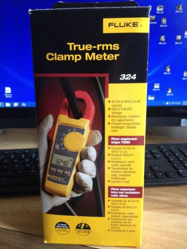 FLUKE 324 TRUE-RMS CLAMP ON METER, (Brand New)