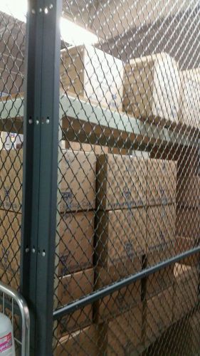 Wire partition 4wx10h - used - security cage enclosure for sale