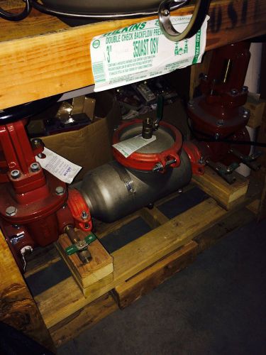 New Crated Zurn Wilkens Double Check Backflow Preventer