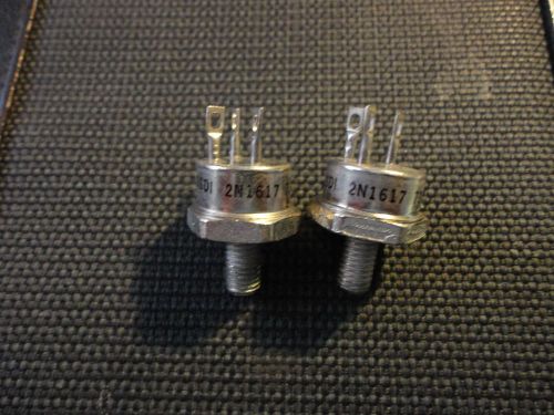 2PCS 2N1617 SILICON NPN HIGH POWER TRANSISTOR