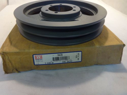 New in box tb woods 942b 2 groove pulley 9.4x2b-sk conv sheave for sale