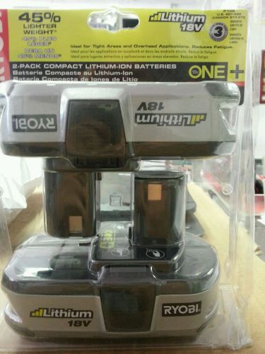 RYOBI P106 18V Li-ion Compact Battery (2 Pack) Holds charge 4X longer