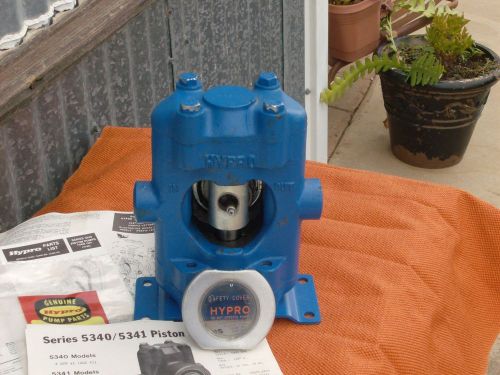 HYPRO 5340C 1&#034; SOLID SHAFT TWIN PISTON PUMP SHURFLO, PENTAIR 4 gpm @ 1000PSI