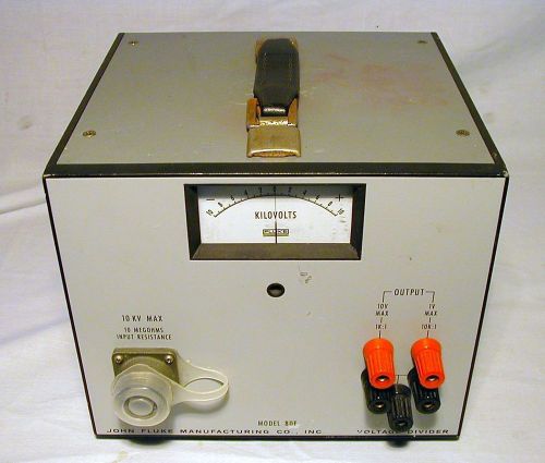 Fluke 80E 10kV Voltage Divider. 1k:1 and 10k:1 outputs.