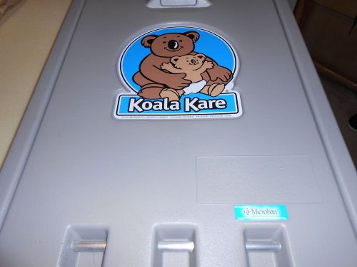 KOALA KARE KB101-01 Baby Changing Station GREY / SURFACE MOUNT Vertical