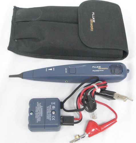 Fluke Networks Pro 3000 Tone Probe Kit PRO3000 LAN Phone Circuit Locator Finder