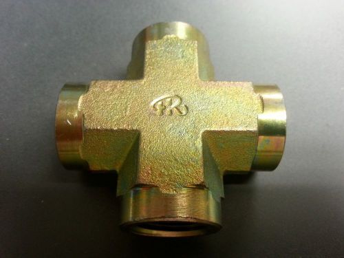 1/2&#034; hydraulic cross fittings (package 40) 5652-08-08-08-08 npt for sale