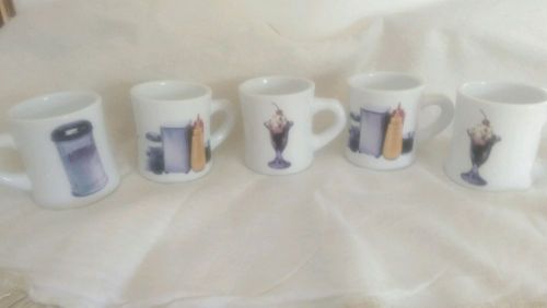 diner coffee cups collectable unique commercial restaurant mug restaurant sundae