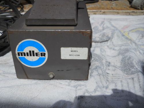 College Surplus Welder Welding Shop Miller Foot Control Pedal Model RFC-23A