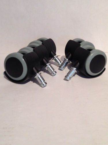 Slipstick cb680 rubber caster wheels, set of 5 for sale