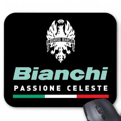 bianchi Passione Celeste Cool Desin Printed On Gaming Mousepad Antislip