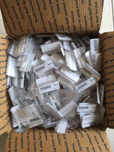 Scanner  hooks  labels 200 pieces in one box used hooks labels no hooks for sale