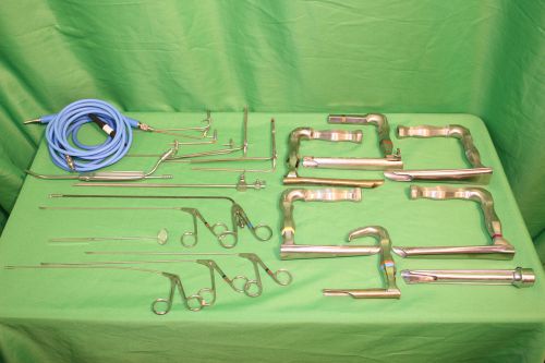 Pilling Laryngoscopy Instrument Set - Xomed Storz