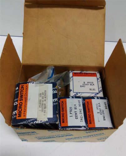 HONEYWELL MICROSWITCH CONTACT BLOCK 600VAC 4 IN BOX PTCG  NIB