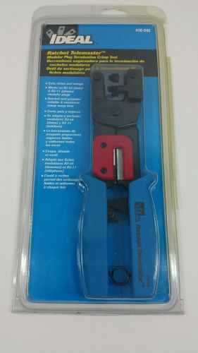 IDEAL 30-696 Ratchet Telemaster Modular Plug Crimp Tool