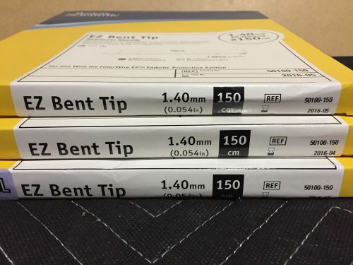 Lot of 3- Boston Scientific #50100-150 EZ Bent Tip 1.40mm x 150cm