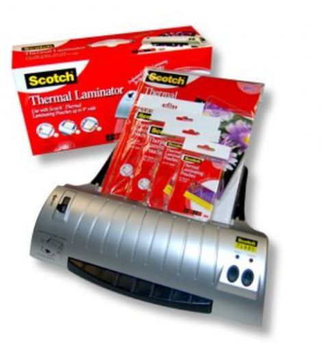 3M Laminator Kit With Every Size Laminating Pouch