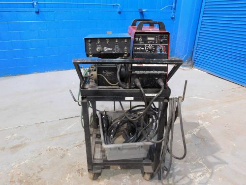 300 amp lincoln invertec model v300-pro mig welder, s/n ac-873945 for sale